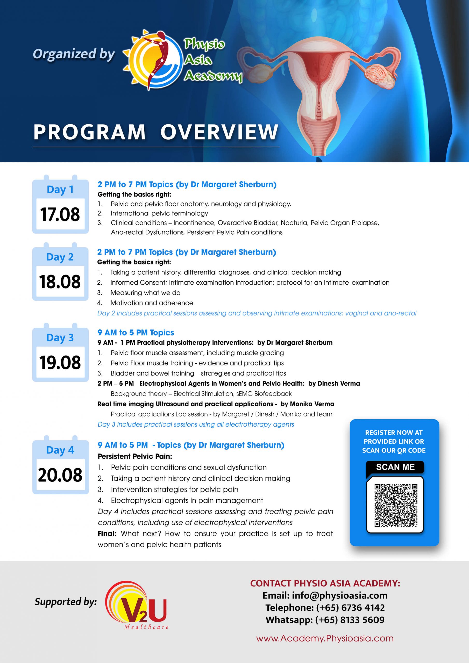 Pelvic Health Across the lifespan in Singapore Physio Asia Academy